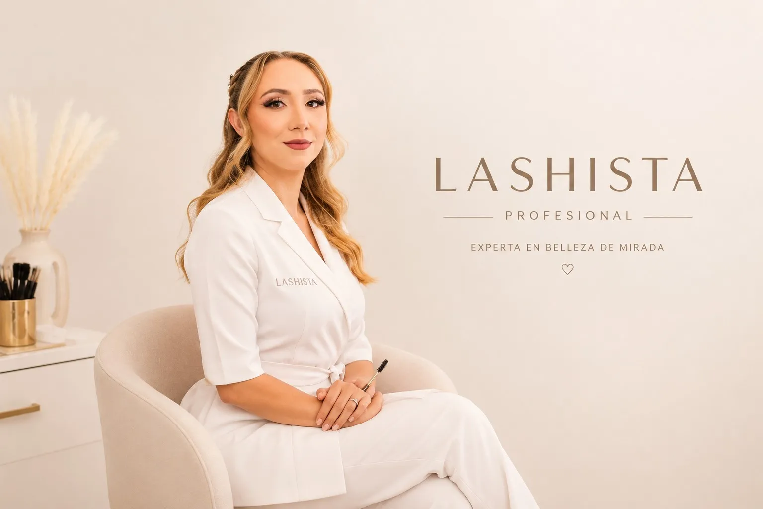 Kim, lashista profesional y fundadora de Ivory Studio