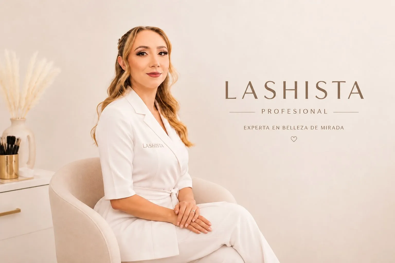 Kim, lashista profesional y fundadora de Ivory Studio